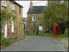 old post office and phone box
