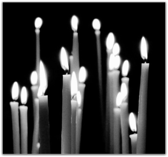 ...candles...