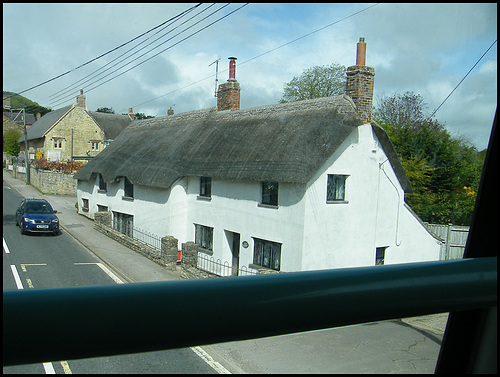 white cottages in Chideock
