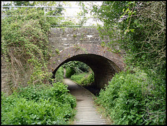 footpath under the railway