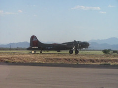 Flying Fortress On The Runway
