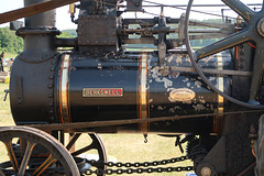 'Berkswell' steam traction engine driving a wood saw