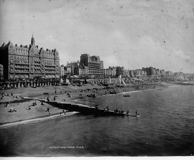 Brighton (looking east) from the pier 300dpi