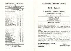 Hardwick's timetable circa 1967 page 1