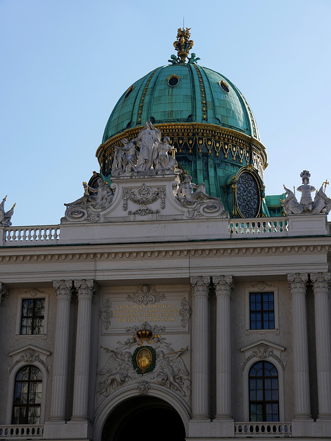 Wien, Michaeler-Kuppel  / Vienna, Michael's Dome