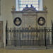 derby cathedral (36)c18 tomb of thomas chambers +1726 and wife +1735  with busts by roubiliac and iron railings by bakewell