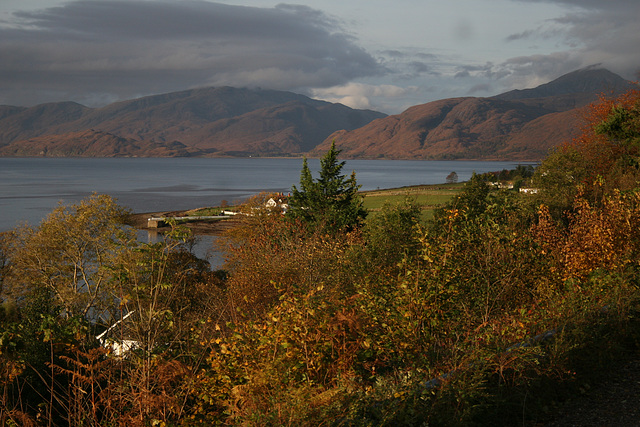 View across Loch Linnhe from Onich 1st November 2010