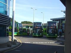 DSCF8681 Go-South Coast (Southern Vectis) buses at Newport - 4 Jul 2017