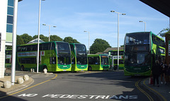 DSCF8680 Go-South Coast (Southern Vectis) buses at Newport - 4 Jul 2017