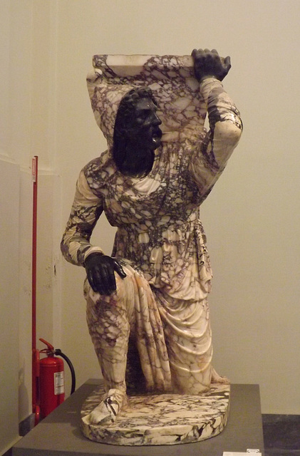 Kneeling Barbarian in the Naples Archaeological Museum, July 2012