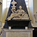 derby cathedral (30)c18 tomb of caroline, countess of bessborough +1760 by rysbrack, with effigy and bust over a sarcophagus
