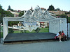 Small stage with a wavy roof, Europe Square, Tbilisi