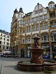 Leipzig 2015 – Fountain on the Barfußgäßchen