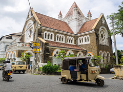 The refurbished All Saints' Church in Galle Fort