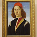 Portrait of a Young Man by Botticelli in the Louvre, June 2014