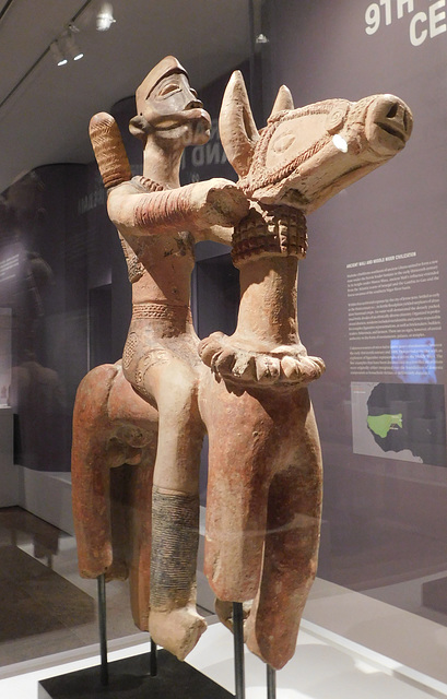 Terracotta Equestrian in the Metropolitan Museum of Art, February 2020
