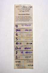 8-day card for the Vienna public transport system