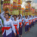 Parade of temple women in Sembung