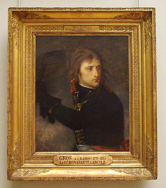 Bonaparte at the Bridge at Arcole by Gros in the Louvre, June 2014