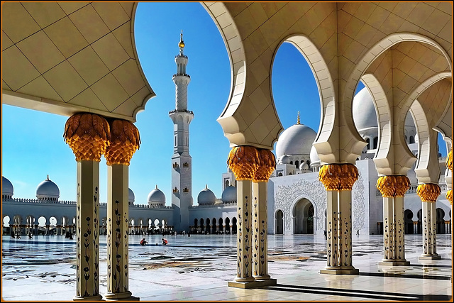 Abu Dhabi : La grande moskea Zayed - (975)