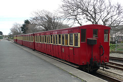 Railway Carriages At Port Erin