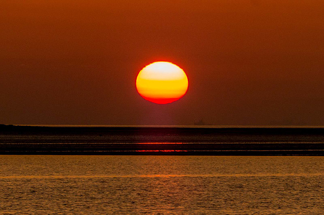 Stages of the sunset at West Kirby 18-5-2018.bjpg