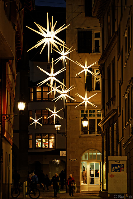 Weihnachtsbeleuchtung in St. Gallen (© Buelipix)