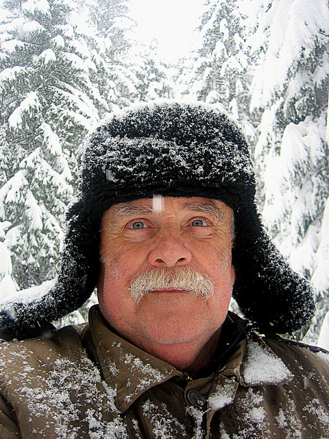 Winter selfie with chubara