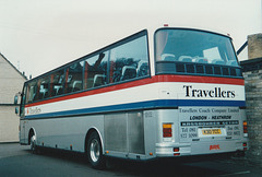 Travellers Coach Company K30 TCC at The Riverside Hotel in Mildenhall – Nov 1994 (247-3)
