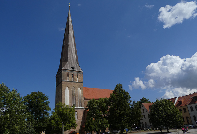 Die Petrikirche in Rostock (3xPiP)