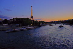 Paris at dusk