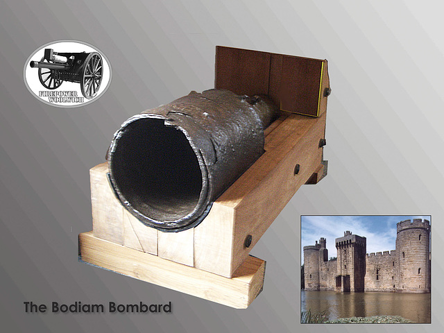 The Bodiam Bombard 14to16C Firepower Woolwich 25 7 2007