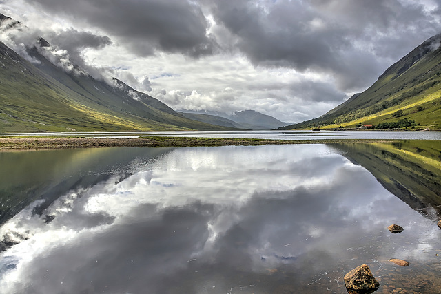 Reflections on Loch Etive, Argyll, Scotland