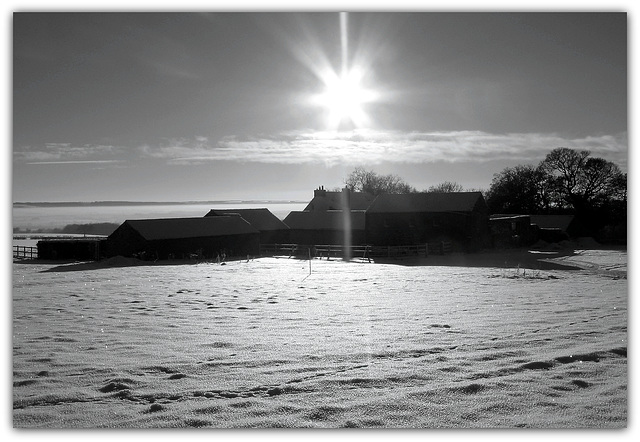 Osborne Lodge Farm in Winter, North Yorkshire