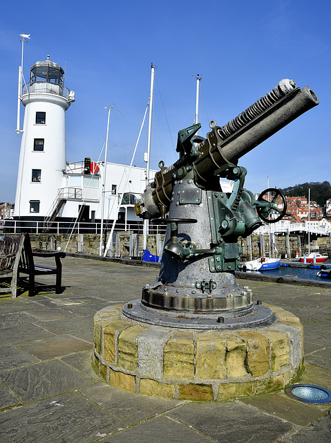 1914 gun recovered from the SS Hornsund, Scarborough