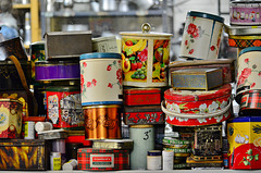 Some tins at the Harbour Market