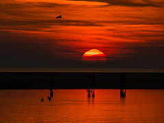 West Kirby Marine Lake sunset.2jpg