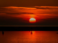 West Kirby Marine Lake sunset