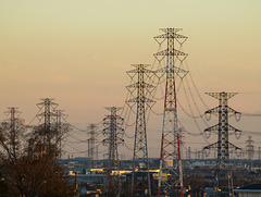 Electricity towers