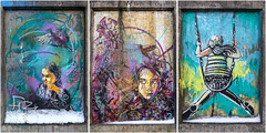 Street Art triptych