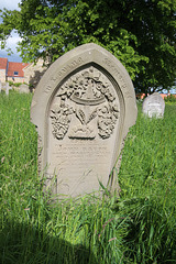 Memorial to John Bacon, Saint James' Church, South Anston, South Yorkshire