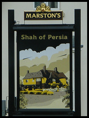 Shah of Persia sign