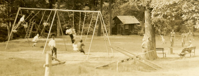Playground at Lost River State Park in West Virginia (Cropped)