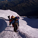 Au rocher de la Tournette au sommet du Mt Blanc