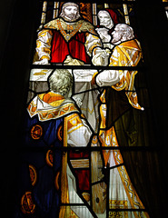 Detail Of Window By Curtis Ward and Hughes, Saint Giles, Pontefract, West Yorkshire