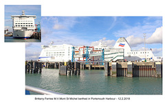 Brittany Ferries Mont St Michel Portsmouth 12 2 2018
