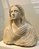 Limestone Funerary Bust of a Woman from Palestrina in the British Museum, May 2014