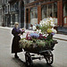Antigua vendedora de flores en París