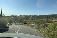 On the way from Rahovec to Velika Hoča, Kosovo