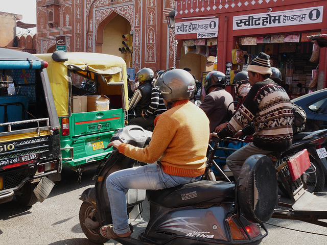 Jaipur- Stuck in Traffic